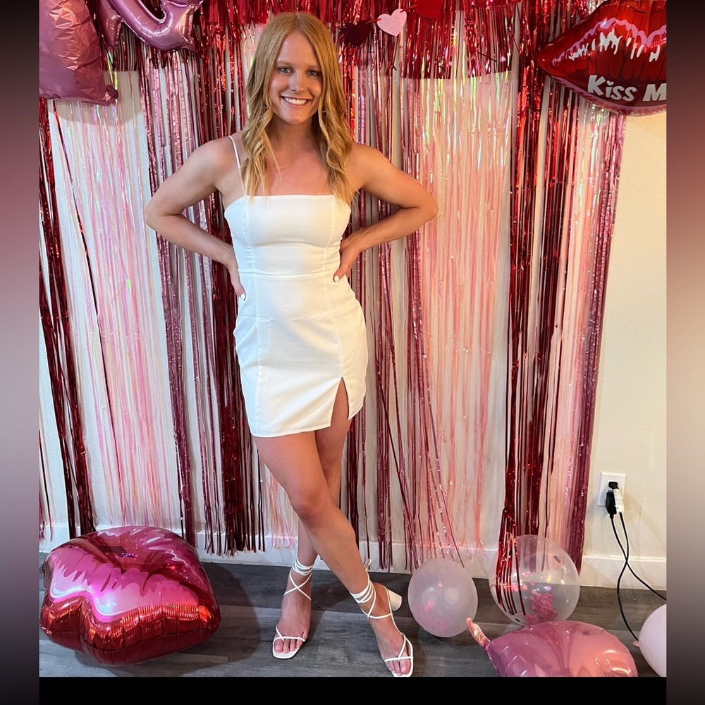 Showpo White Mini Dress